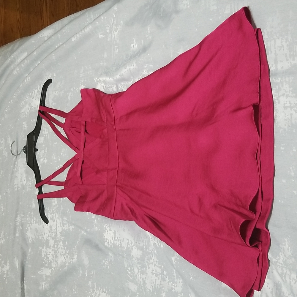 NWOT BCBGeneration Red Faux Wrap Dress Sz 0